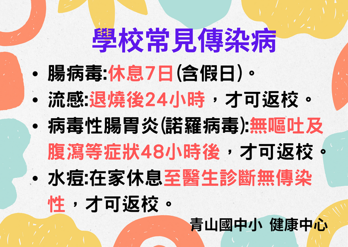 生病發燒不上課圖片
