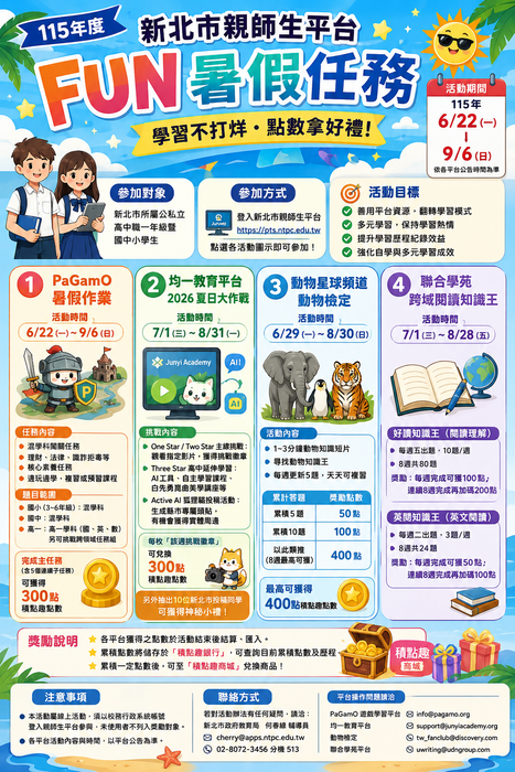 115Fun暑假任務活動說明